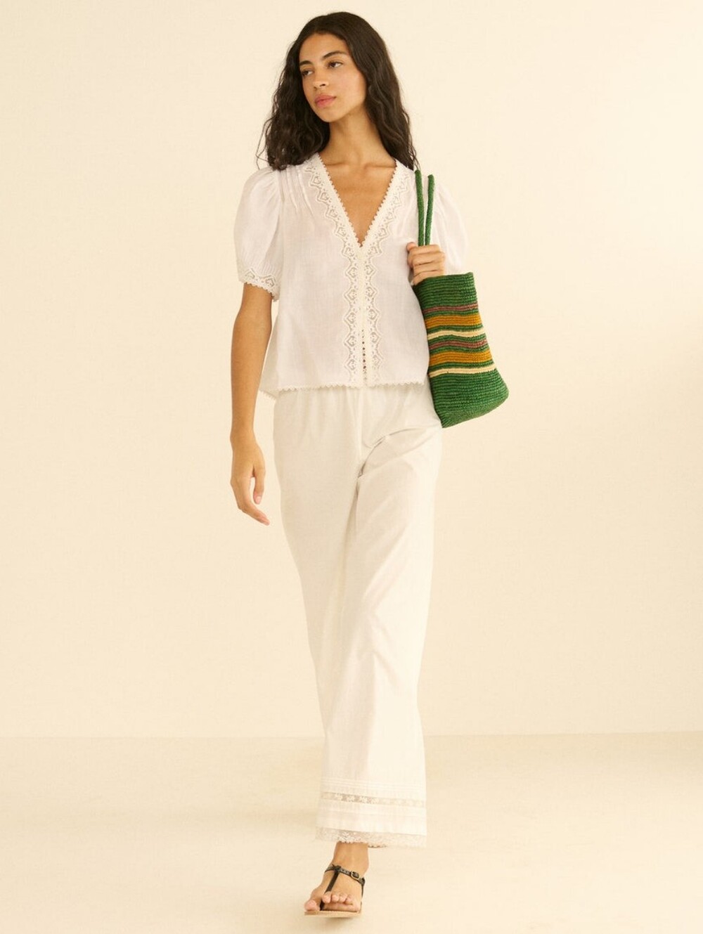 NWT DOEN Brigitta Top Salt XS - Picture 3 of 6